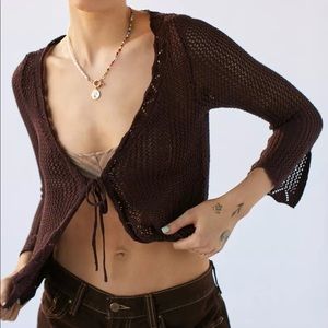 Urban Outfitters Anna Tie-Front Cardigan